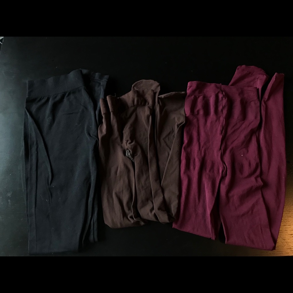 tights. 3 pairs